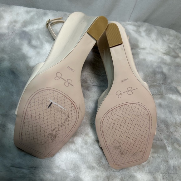 New Jessica Simpson Leehi Wedge Sandal Beige Nude Size 11 - Picture 6 of 6